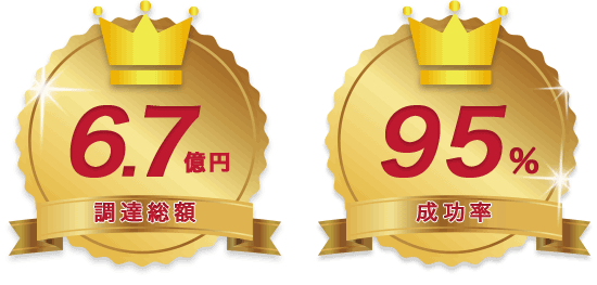 調達総額・成功率